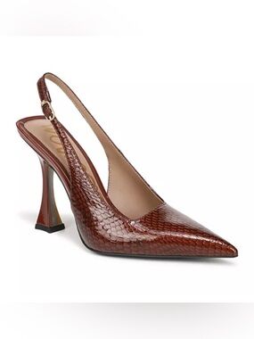 Sam Edelman Odette Slingback Pointed-Toe Heel Shoes in Copper Color NWT Size 8.5